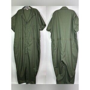 Vintage Sears Mechanic Green Coverall Jumpsuit Size 54 Regular